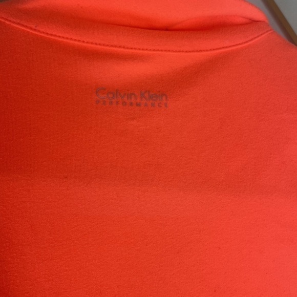 Calvin klein bright light orange performance quick dry activewear jacket NWT - Picture 6 of 11